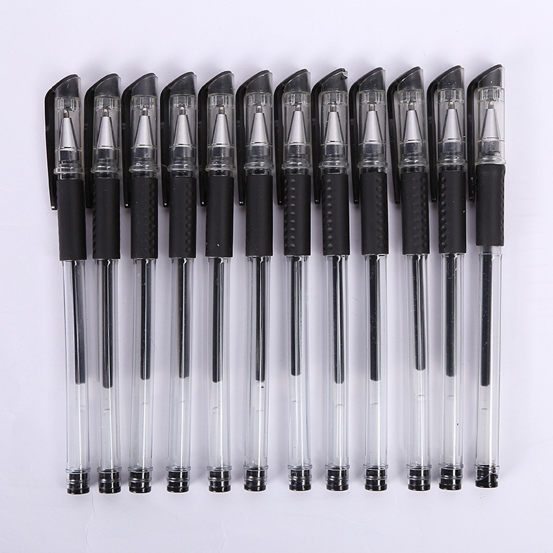 Wholesale European Standard Gel Pen 0.5mm Bullet Bulk 100/Pack Water-Based Paint Pen Signature Pen Student Exam Wholesale