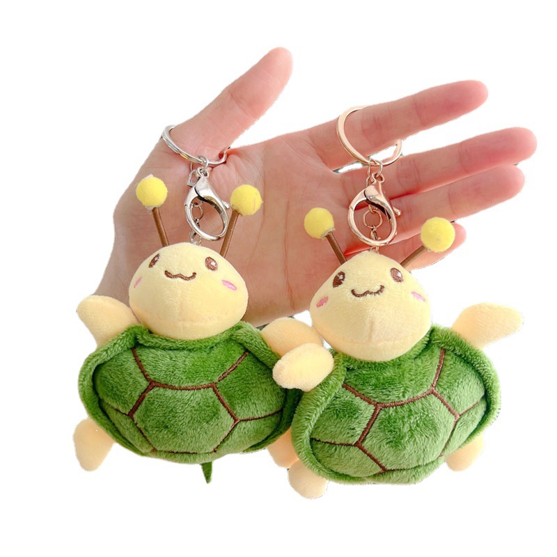 Funny Turtle Honey Doll Turtle Small Pendant Girlfriend Gifts Plush Toy Creative Sand Carving Prize Claw Doll Hanging Ornament