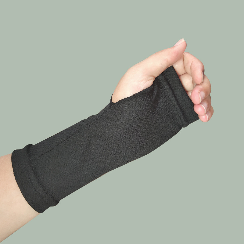 亚马逊冰丝护腕夏防晒冷感透气防滑护腕运动骑行跑步吸汗定制logo