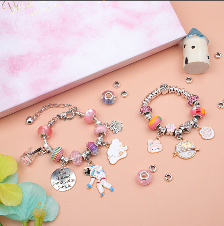 New Children's Diy Headband Bracelet Set