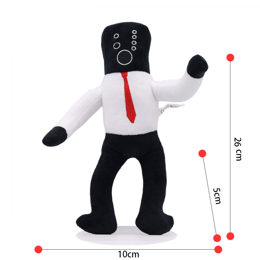 Cross-Border New Toilet Person Monitor Person Audio Person Plush Toy Skibidi Toilet Plush Doll