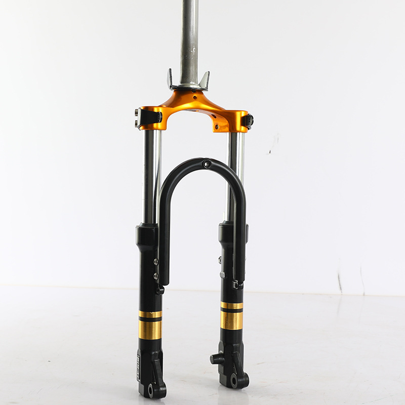 Mountain Bike Accessories Front Fork Shock Absorber Shock Absorber Air Pressure 12 14 16 Inch Aluminum Alloy Bicycle Front Fork Air Fork