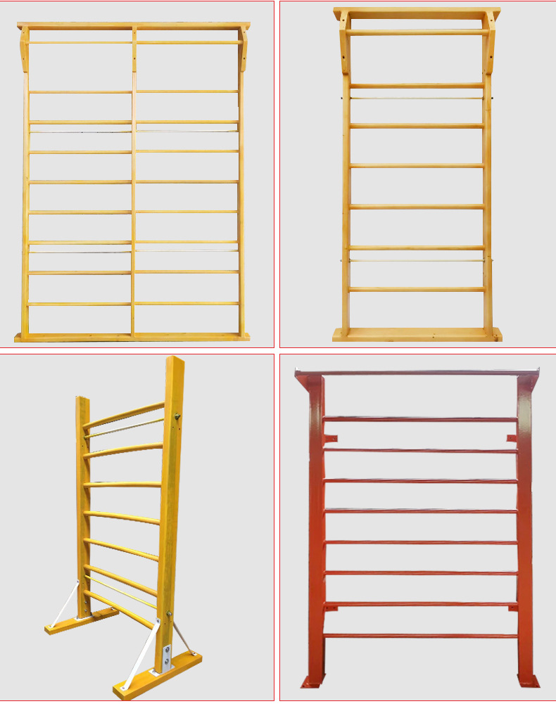 木质双格肋木木制木头双格肋木 室内体育馆肋木康复训练木质肋木