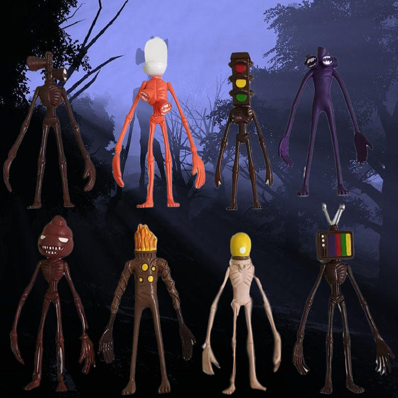 玩具汽笛人周边怪物收容所基金会手办模型摆件公仔