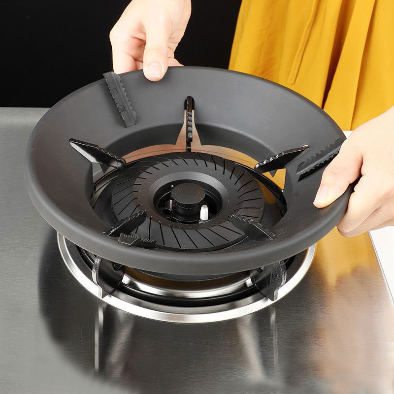防风罩煤气炉煤气灶聚火圈燃气炉防风天然气灶配件隔热加厚挡风圈
