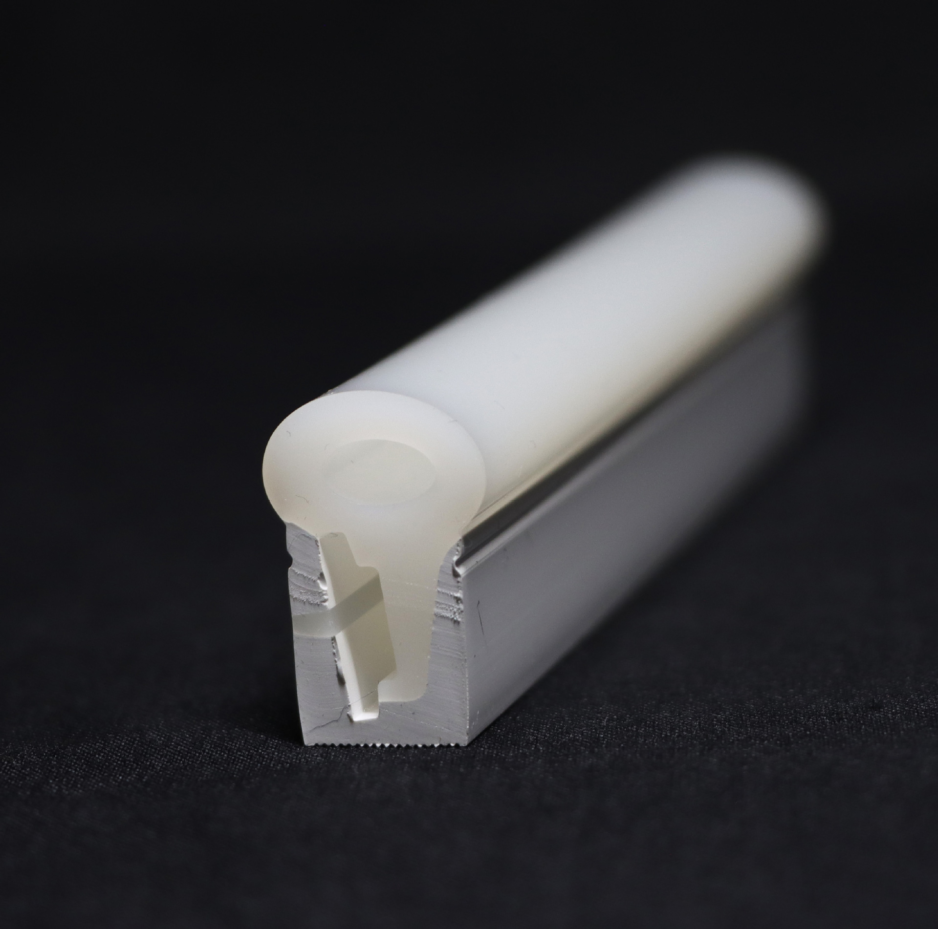 硅胶软管led透明导光硅胶套管 灯箱透光白色led硅胶装饰 灯带套管