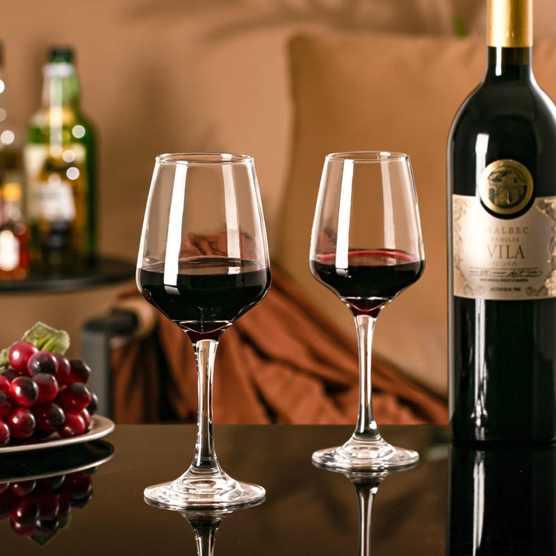 高端玻璃高脚红酒杯高级感家用高脚杯创意葡萄酒杯厂家直销