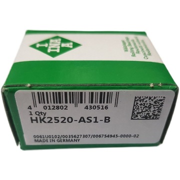 ina hk1312b开式冲压外圈滚针轴承内13mm外19mm厚12mm