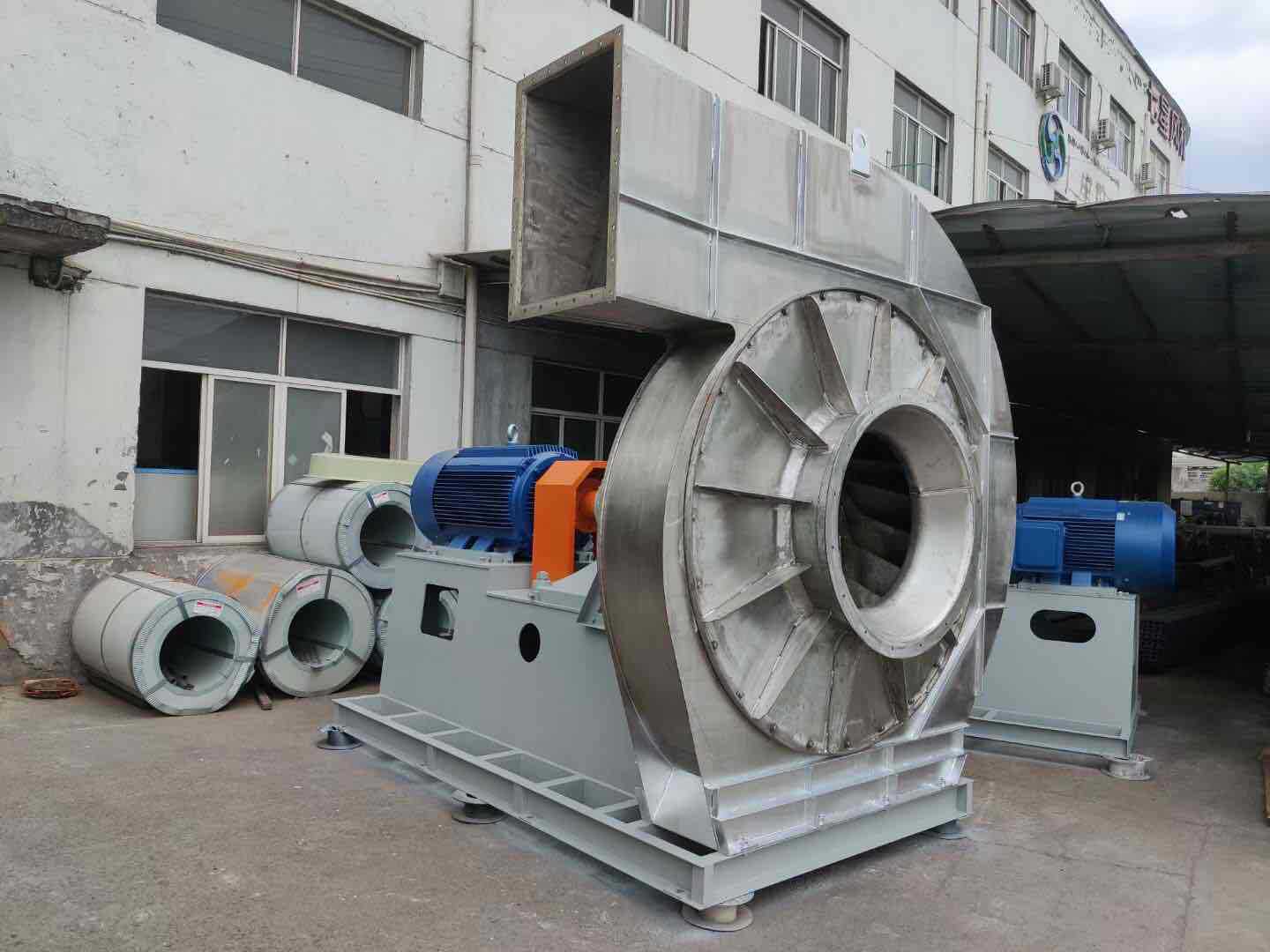 供应850度高温耐磨风机欧洲技术燃烧炉焚烧炉尾气处理循环引风机