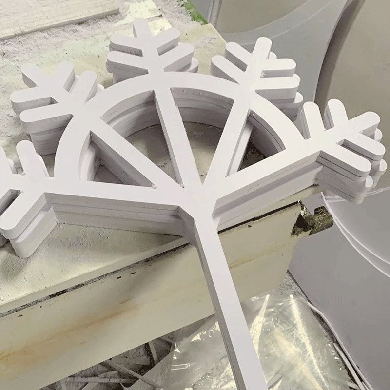 pvc板雕刻造型 pvc发泡板白色雪弗板 广告uv喷绘写真用可加工定制