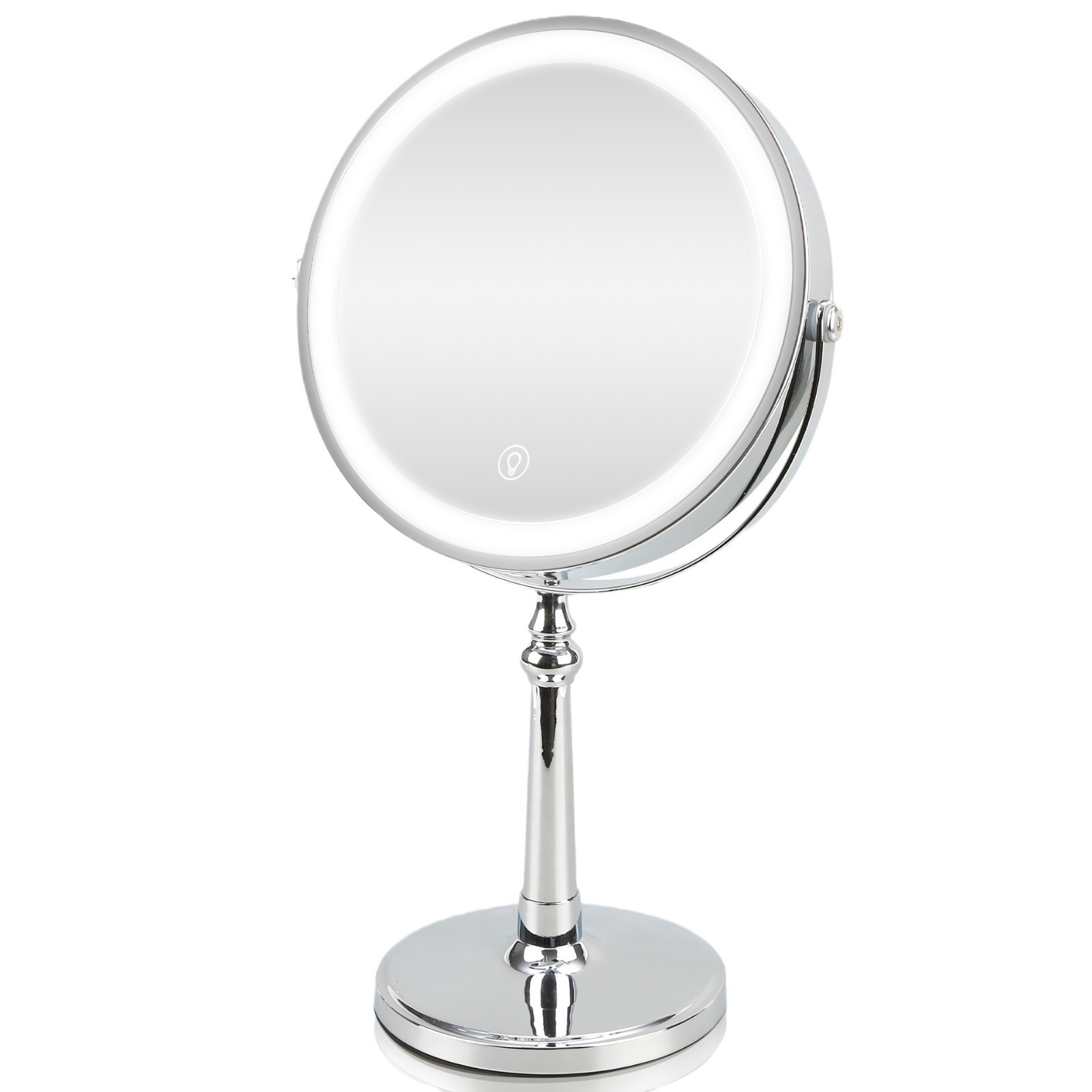 Cross-Border New 9-Inch Led Make-up Mirror with Light Desktop Charging Fill Light Dressing Live Mirror Dormitory Mirror