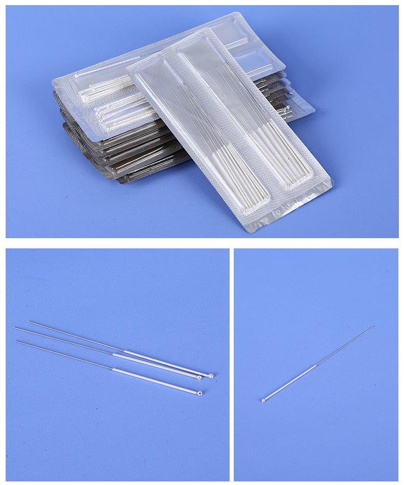 泉河一次性使用无菌针灸针 镀银环柄针 针灸针 镀银柄针 200支/盒