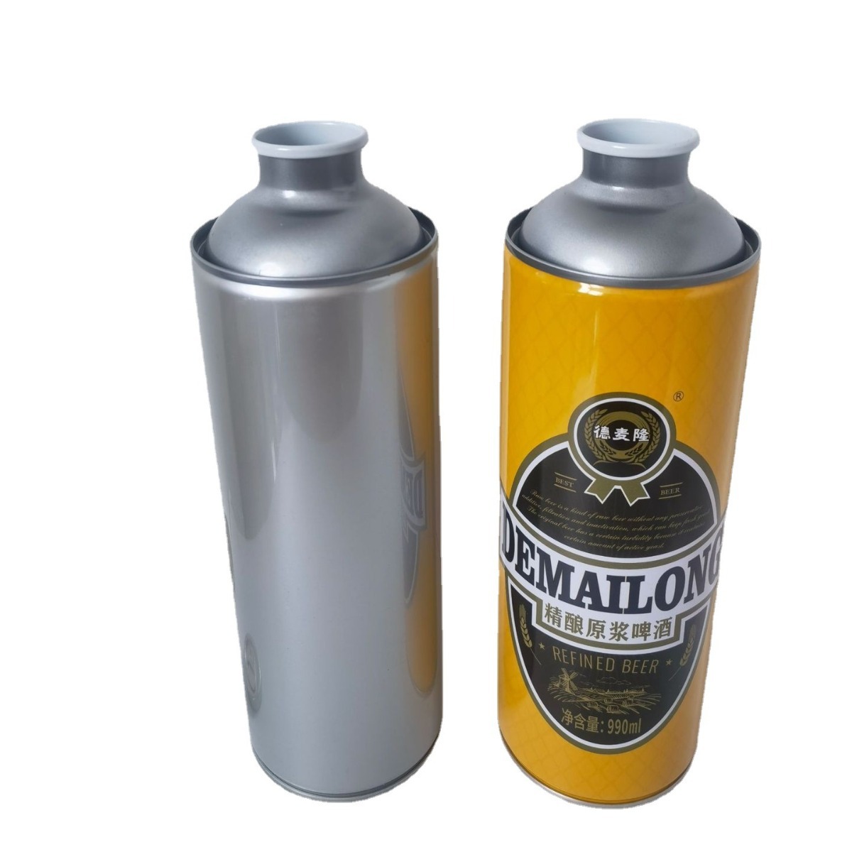 一升的马口铁啤酒罐 金属罐马口铁饮料罐 食品罐 900g米罐包装罐