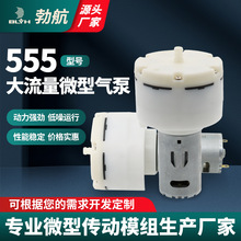 555微型气泵 大流量12V 直流静音 露营充气泵 医疗按摩椅活塞气泵