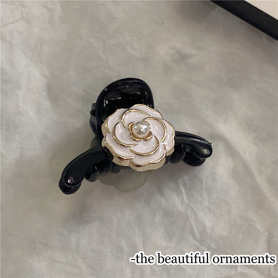 Summer 2023 New Small Size Camellia Grip Temperament Side Clip Mini Cute Classic Style Hair Clips Hair Accessories