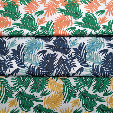 平纹桃皮绒印花 宠物服饰箱包里布布料 涤纶数码印花 沙滩裤面料