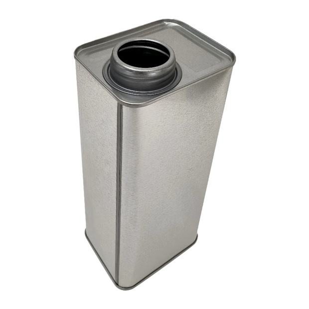 东莞定制食品级马口铁罐油罐1l大容量铁罐 方形铁罐定制马口铁罐