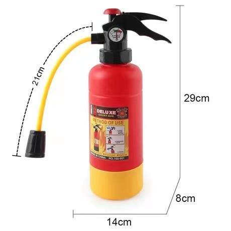 Children's Fireman Sam Toy Pull-out Water Gun Backpack Hat Simulation Fire Extinguisher Kindergarten Play Suit