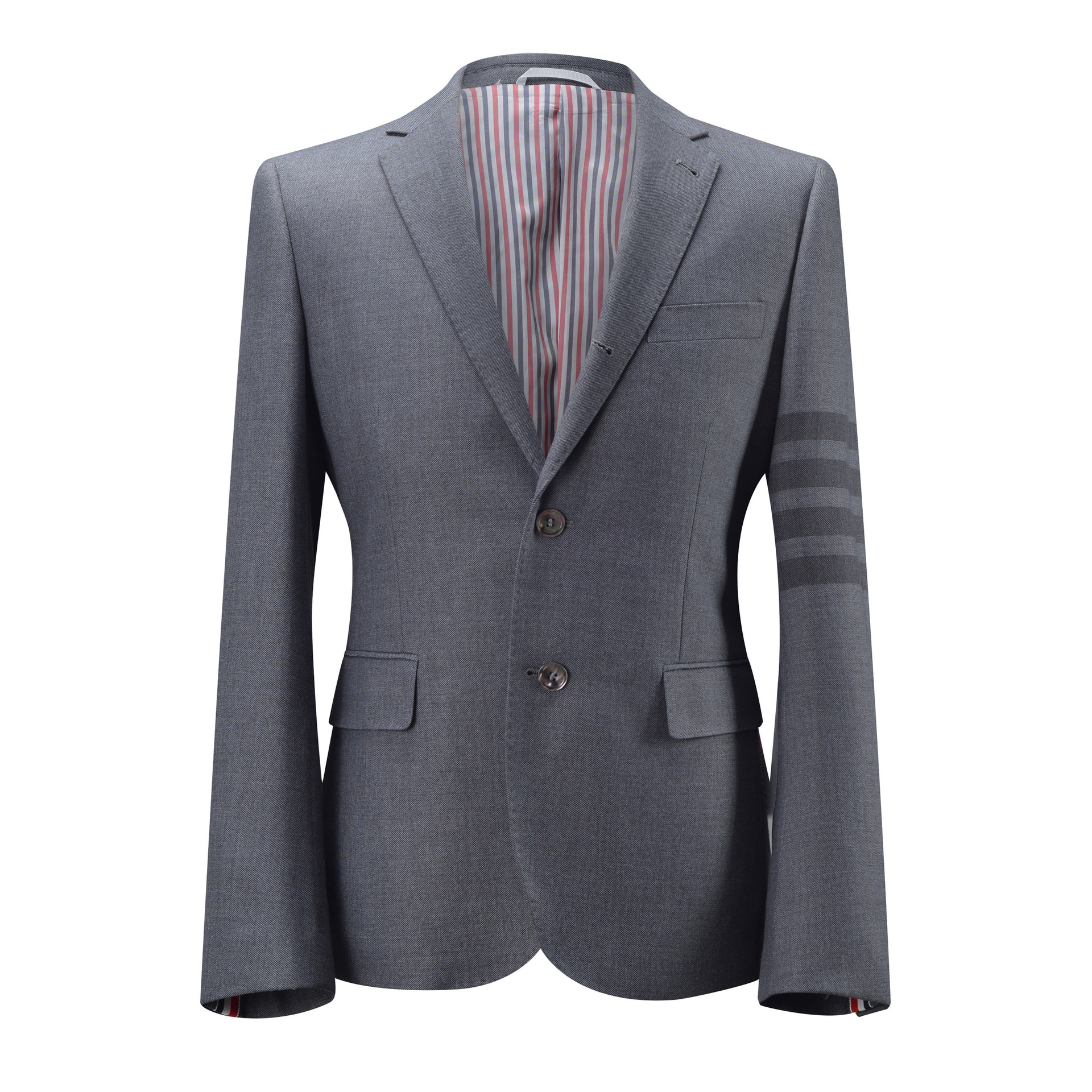 thom birucro男士四季款新款休闲上衣西装tb商务经典四杠西服上衣