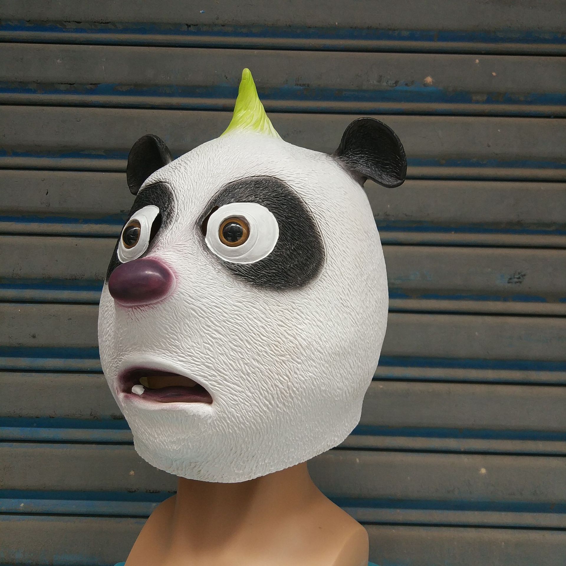 熊猫和小鼹鼠 六儿童表演道具小鼹鼠和熊猫和和 可爱搞笑面具