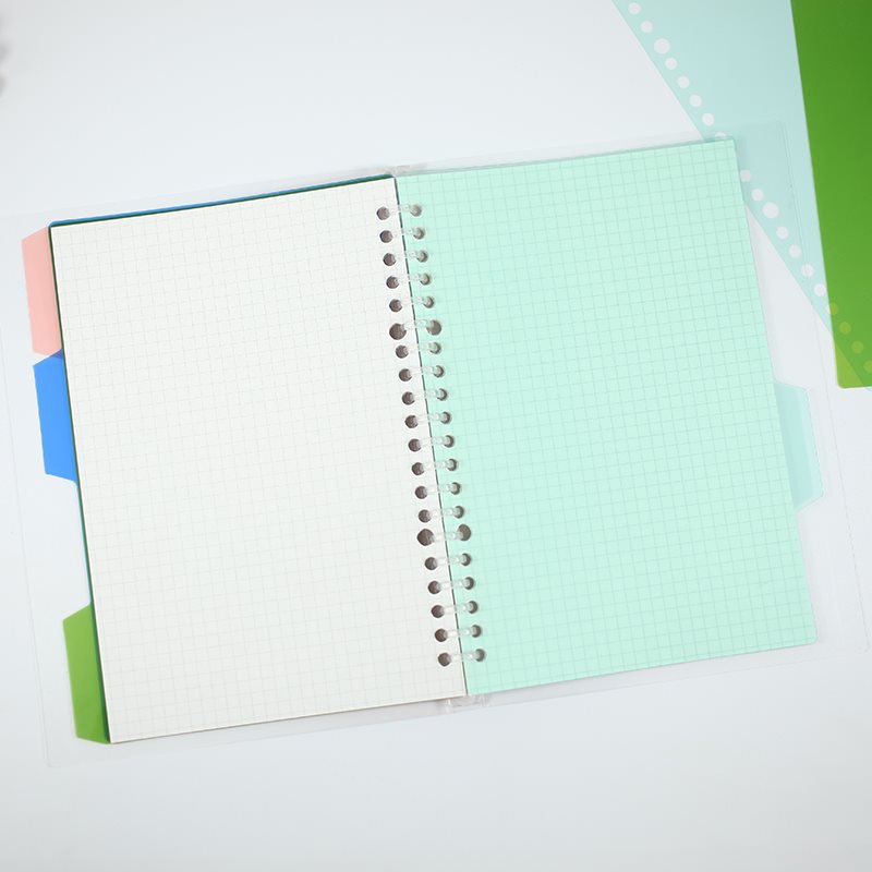 活页本pp塑料分隔页分类索引页2026孔30孔b4半透明彩色隔页纸