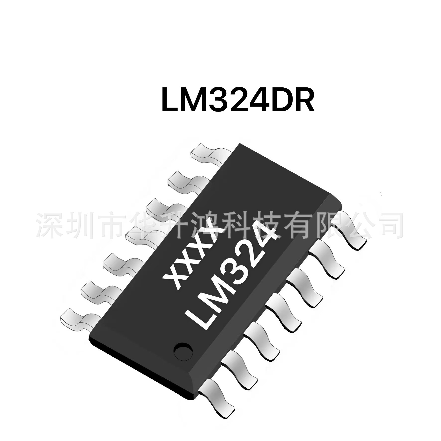 全新四路运算lm324芯片