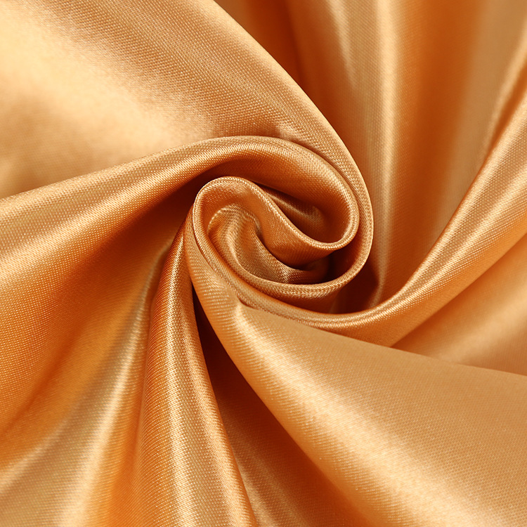 75*300d有光贡缎 柯桥厂家供应 全涤加厚亮缎婚纱礼服有光色丁