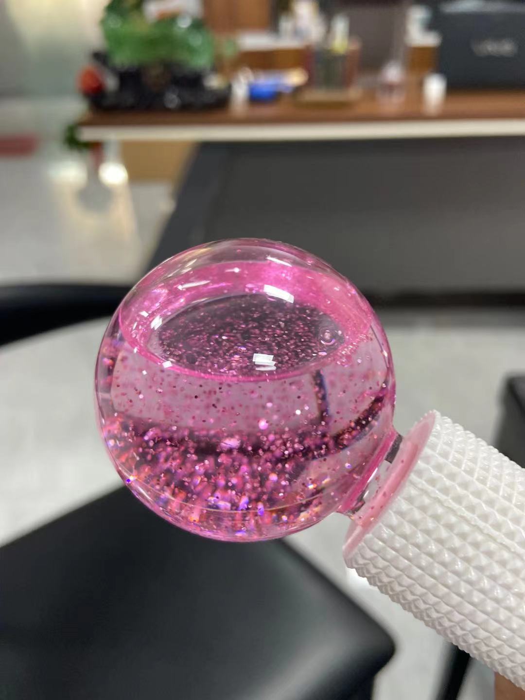 现货面部冰敷冰波美容球按摩球水晶能量冰球水波美容冰波护理冰球