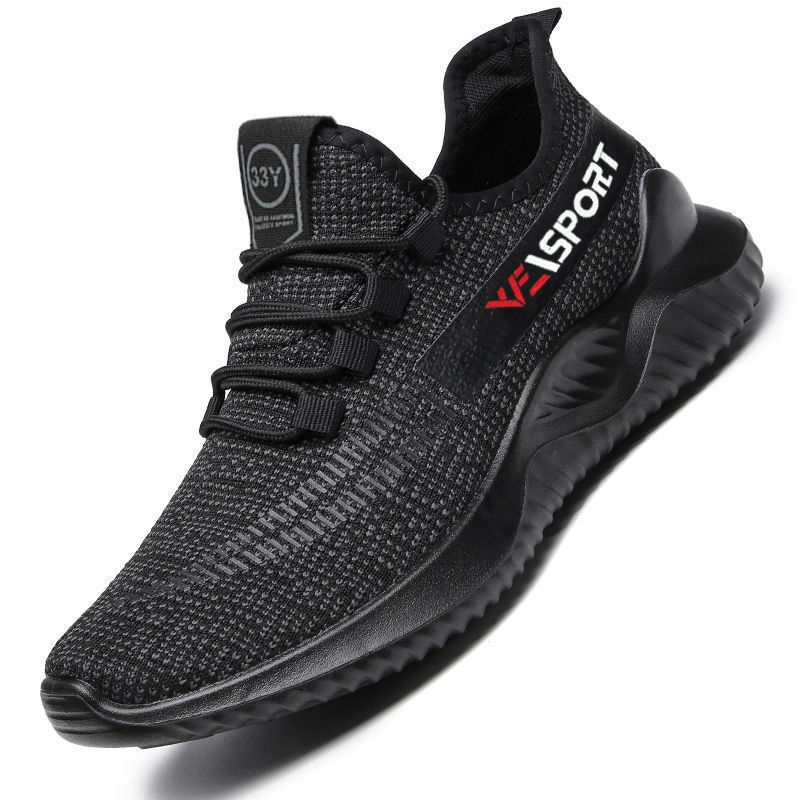 One Piece Dropshipping Spring New Comfort Light Running Shoes Men's Sneaker Lace-up Soft Bottom Korean Wholesale Pumps