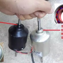 汽车空调蒸发器电机404风扇12V马达24V双滚珠双轴承风力风轮
