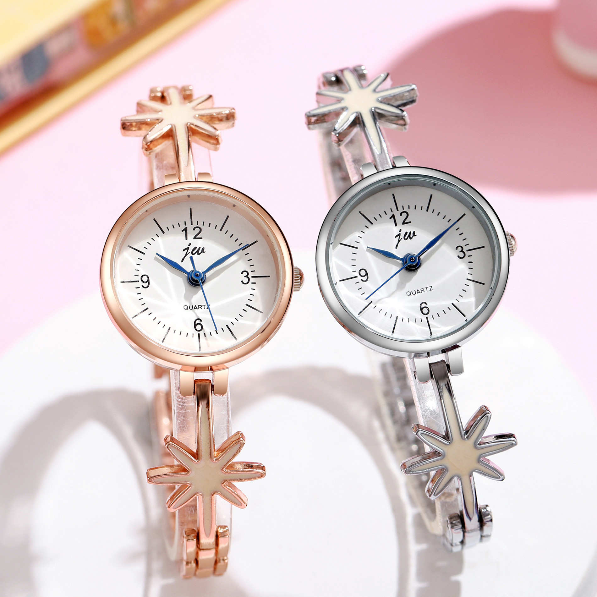 新款式时尚小众女士 手表女款学生气质高级感ins风生活防水石英表