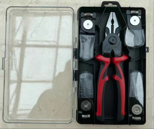 Cross-Border New Style Multipurpose Tools Five-in-One Replaceable Plug Tool Set Multi-Function Pliers Electrician Special Suit