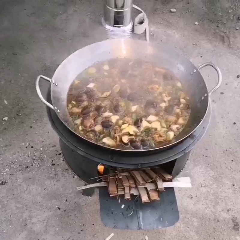 农村柴火灶大锅灶节能柴炉灶金氏省柴灶烧煤灶炒菜家用户外油桶灶