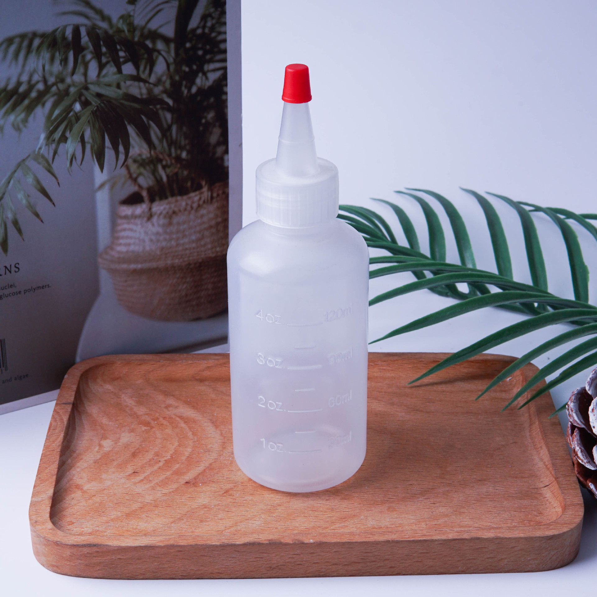 现货24/410 120ml白色半透明带刻度挤压瓶 hdpe塑料滴眼液瓶-阿里巴巴