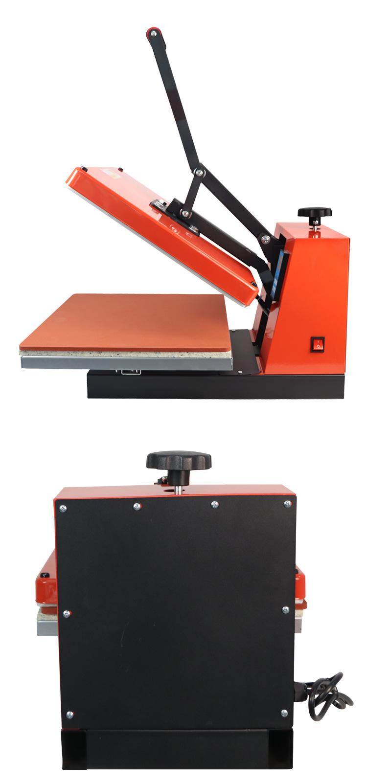 38*38平板烫画机手动压烫热转印烫画机器锦旗烫钻t恤印图衣服烫印