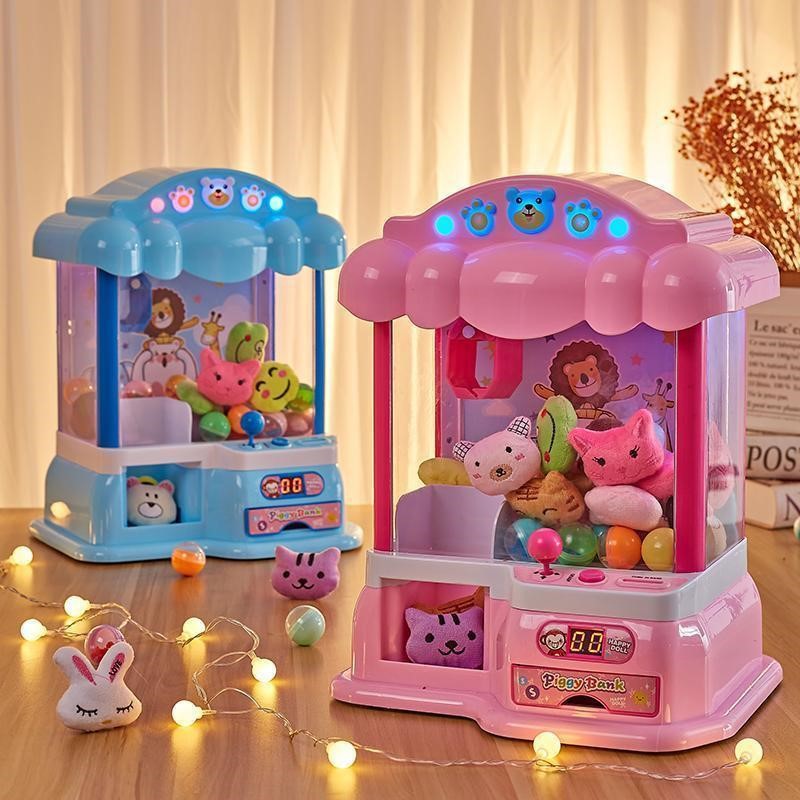 厨房玩具儿童生日礼物女夹布娃娃毛绒玩具公仔抓娃娃机仿真过家家