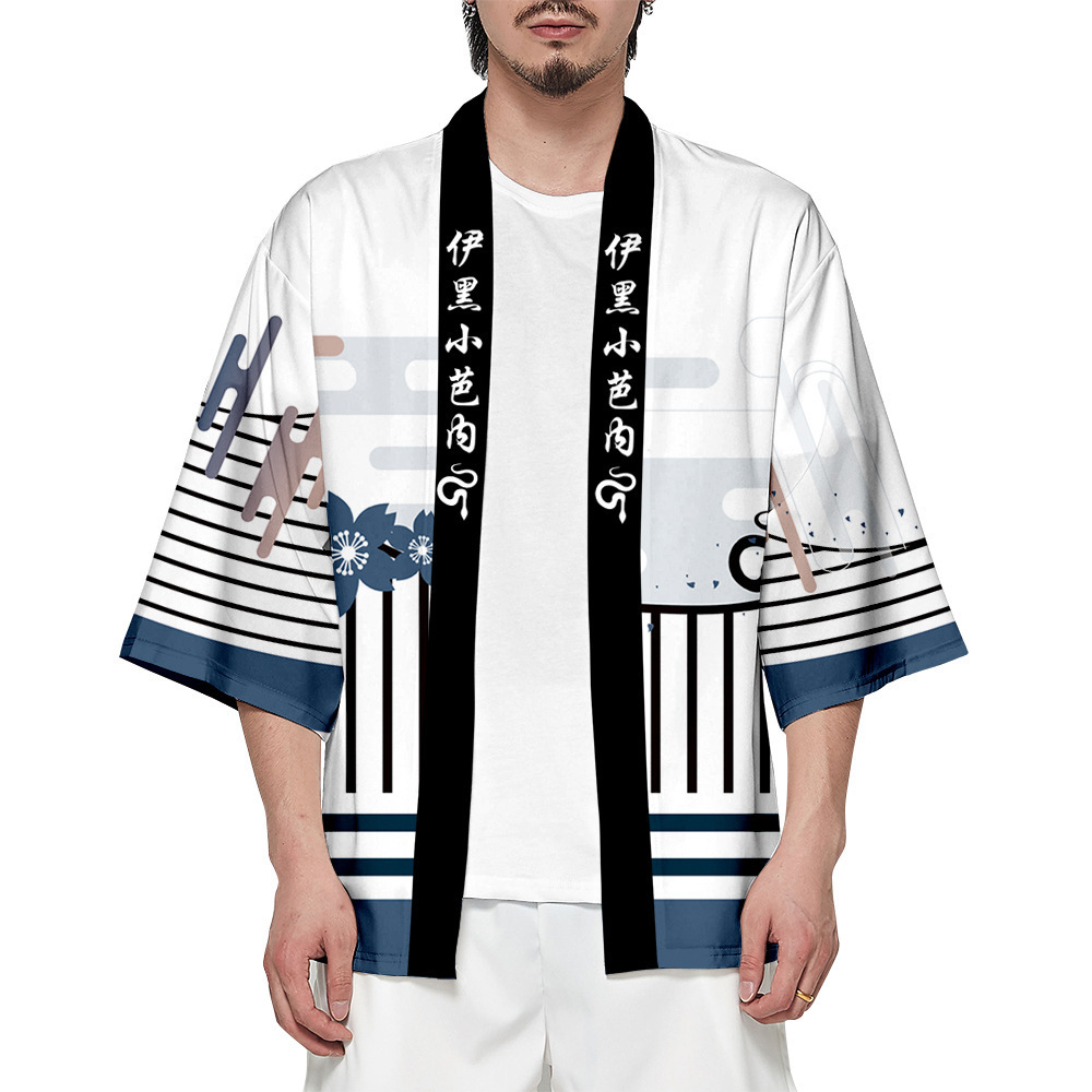 外贸批发 鬼灭之刃 日式和服 cosplay动漫周边同款二次元披风批发