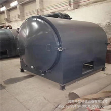 小型卧式气流炭化炉 果木竹子制炭机 烧烤木炭机全套设备生产厂家