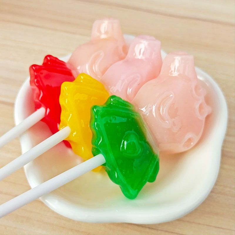 卡通棒棒糖草莓糖水果味儿童糖果批发礼物趣味零食品创意网红硬糖