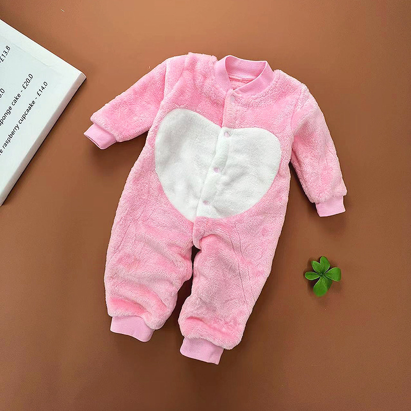 Clothes for Babies Spring and Autumn Male and Female Baby Rompers 0-1-2 Years Old Baby Jumpsuit Newborn Home Jumpsuit Baby Clothes