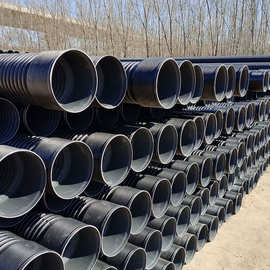 厂家直供hdpe双壁波纹管300mm黑色承插接口密封胶圈