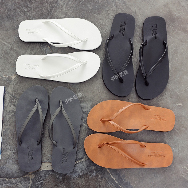 人字拖男防滑外穿情侣软底拖鞋夏女夏季室外夹拖男士凉拖潮沙滩鞋