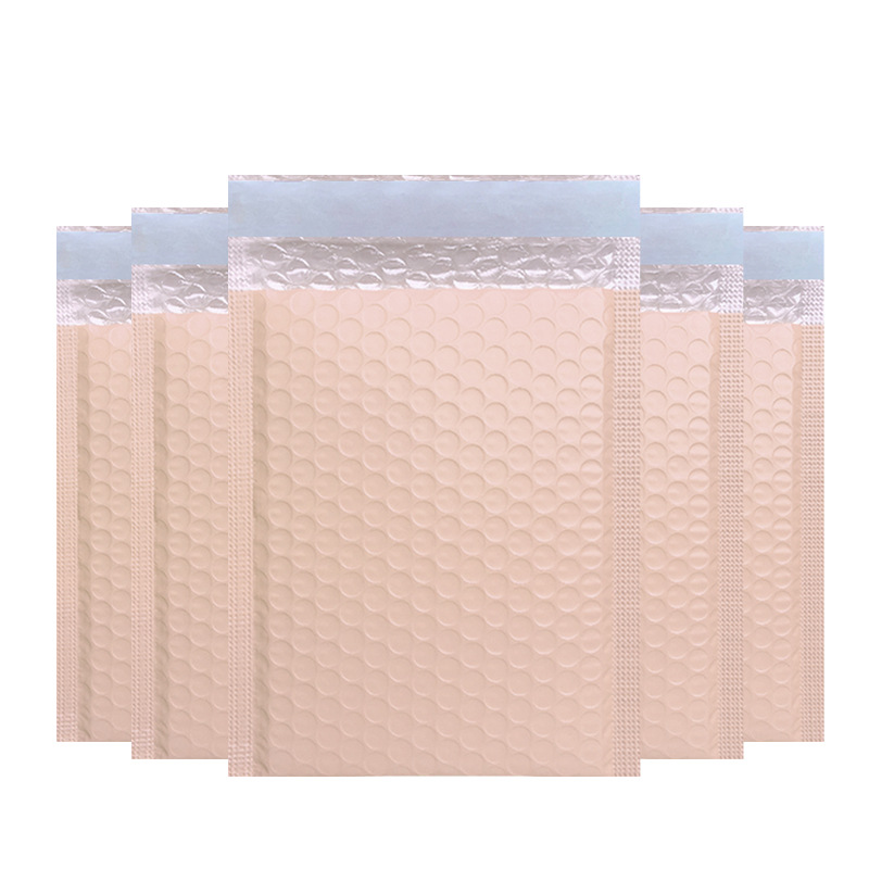 Color Bubble Bag Nude Pink Coextruded Film Bubble Envelope Clothes' Packaging Bubble Bubble Bubble Bag Express Packing Bag