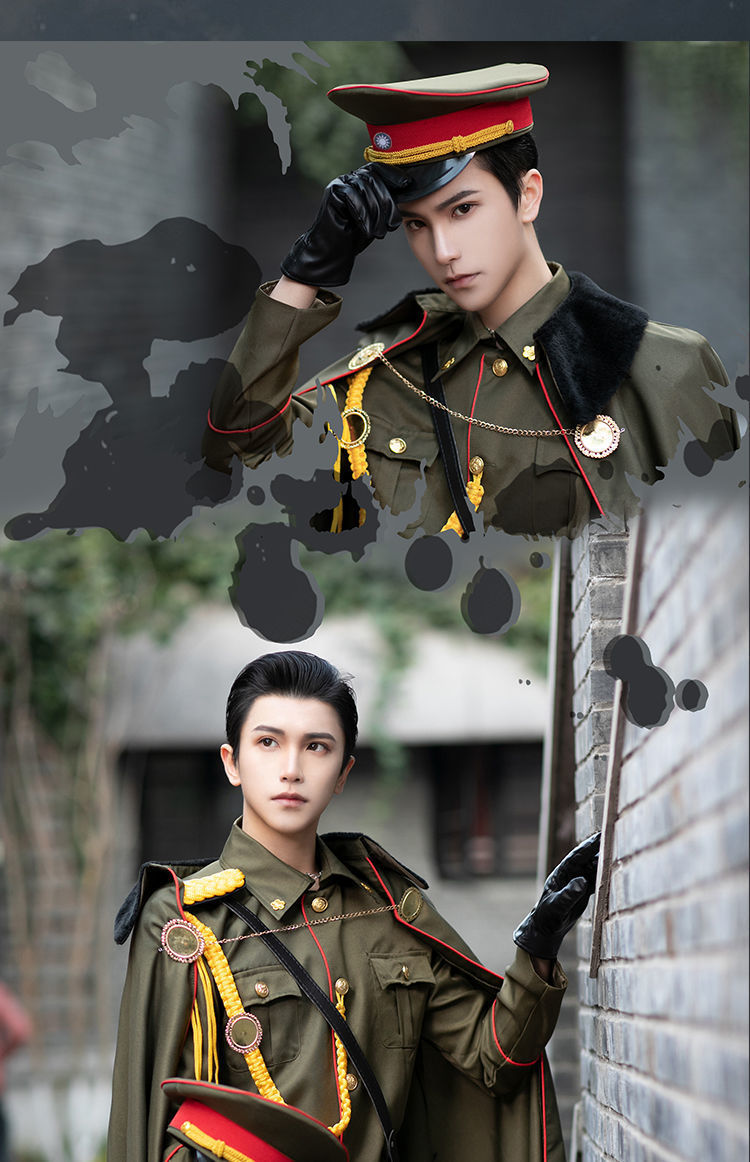 军阀装大帅服军装老九张大佛爷同款军阀装表演服cosplay服套装