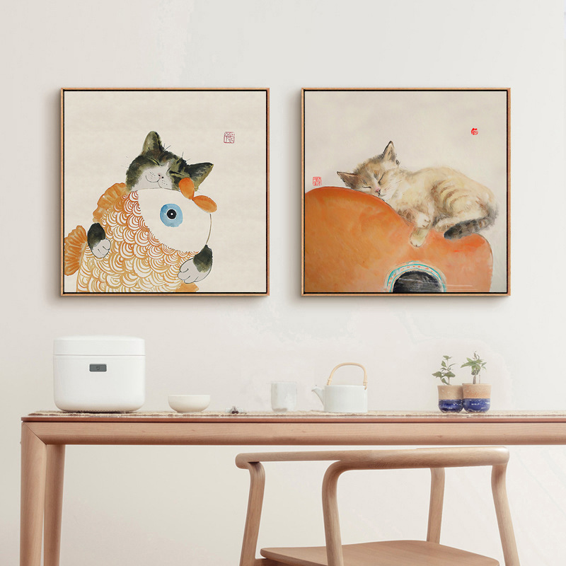 扣diy来图小猫小狗书包挂件挂饰猫咪宠物照片新款皇冠招财猫慢回弹