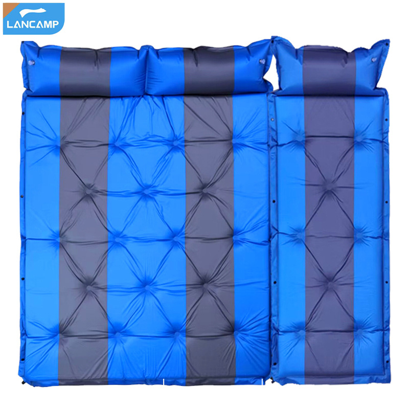 Outdoor Double Automatic Inflatable Pad Camping Camping Mat Tent Floor Mat Moisture Proof Pad Inflatable Mattress Outdoor Camping