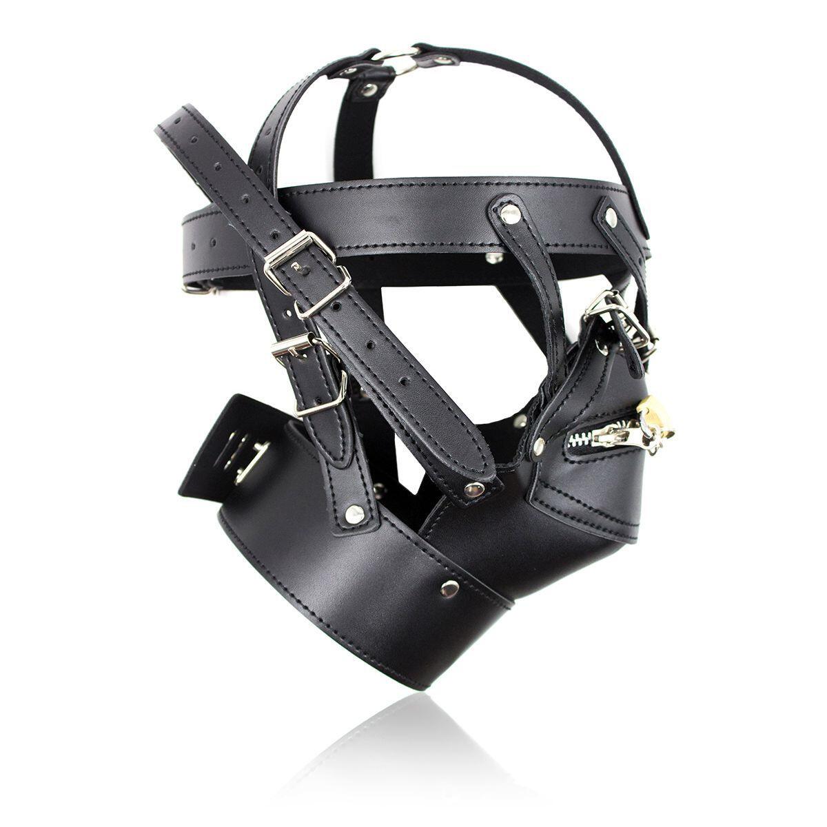 情趣用品成人玩具皮革头套面罩头罩眼罩另类玩具激情束缚皮革道具