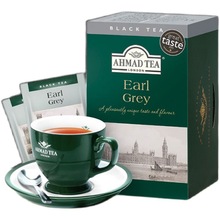 AHMAD TEA英国亚曼格雷伯爵红茶20个独立包装袋泡茶包 烘焙 奶茶