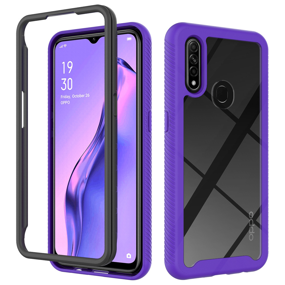 跨境电商热销 适用oppo a31星空三防二合一手机壳 前后盖手机套
