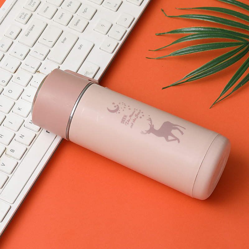 新款广告杯logo双层玻璃杯奈斯杯创意礼品活动随手网红水杯